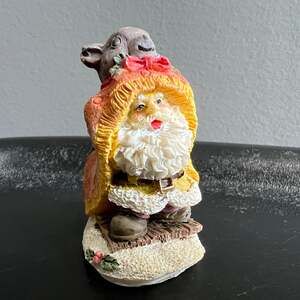Vintage 1996 Santa in Costume Figurine
